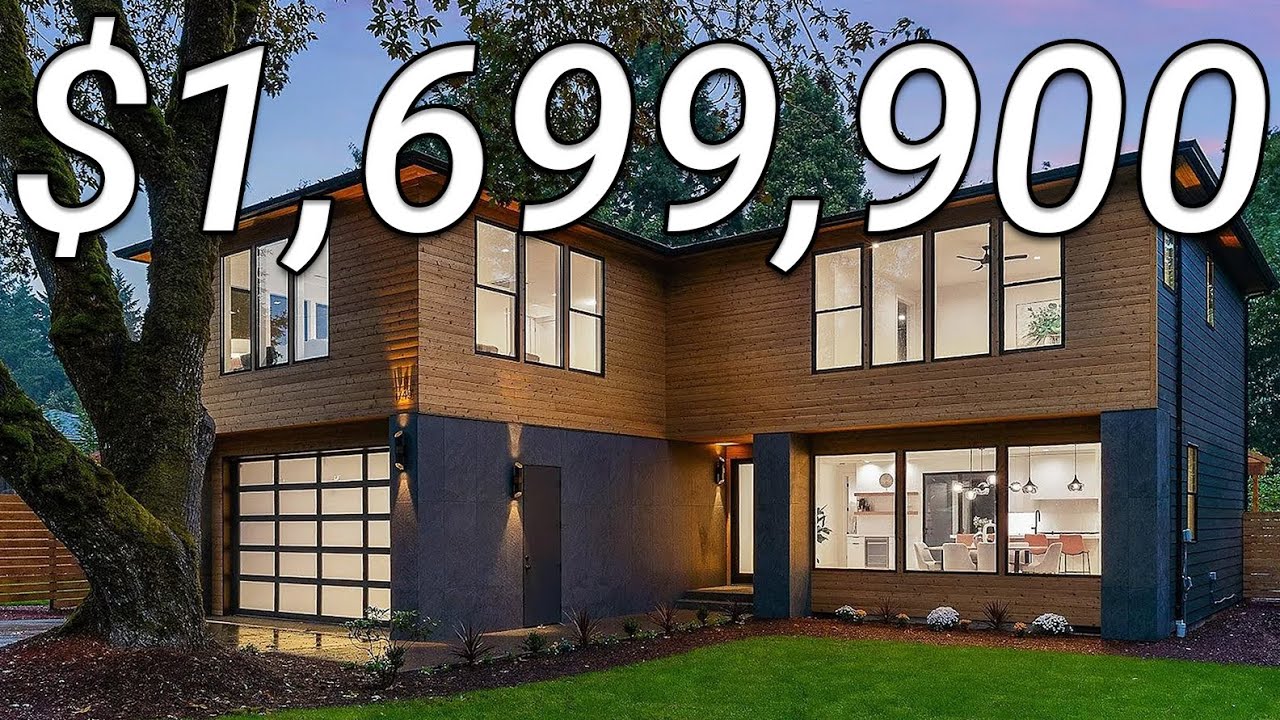 INSIDE A $1.7M Lake Oswego New Construction Luxury Home | Oregon Real Estate