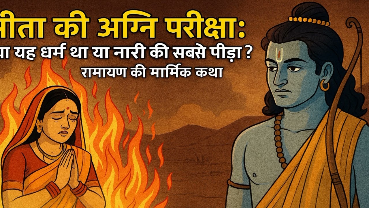 सीता की अग्नि परीक्षा 🔥 | क्या यह धर्म था या नारी की सबसे बड़ी पीड़ा? | रामायण की मार्मिक कथा