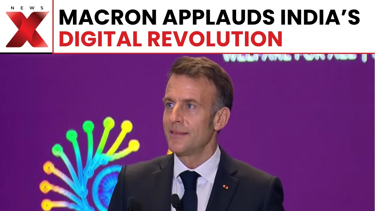 AI Summit 2026: Macron Applauds India&rsquo;s 1.4 Billion Digital ID System | NewsX