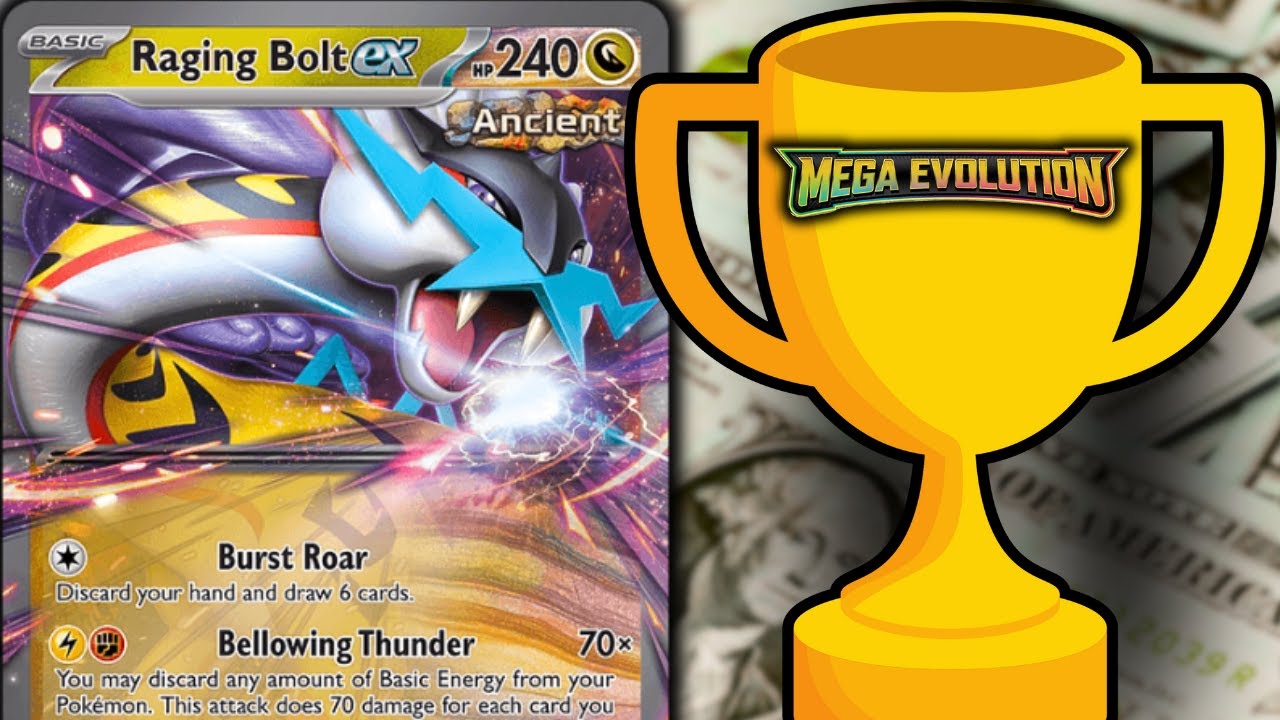 WINNING a Mega Evolution Tournament w/ Raging Bolt?!