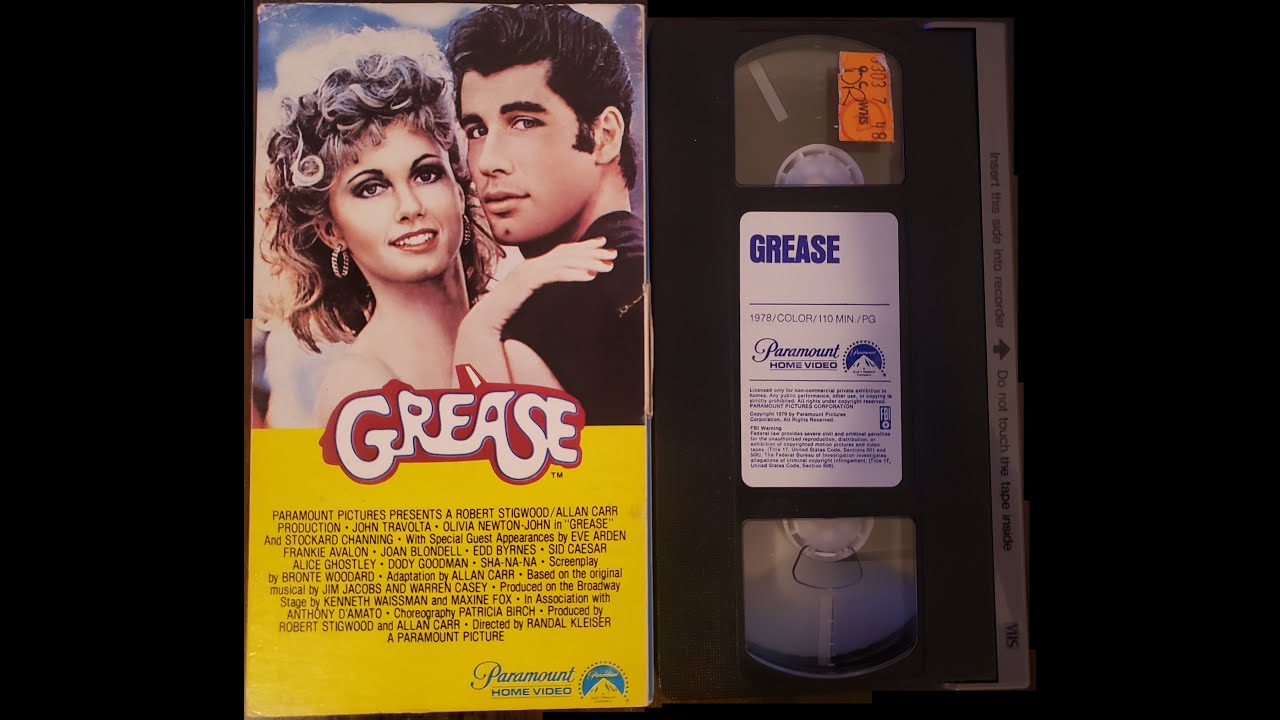 Closing to Grease 1979 VHS (Better copy)