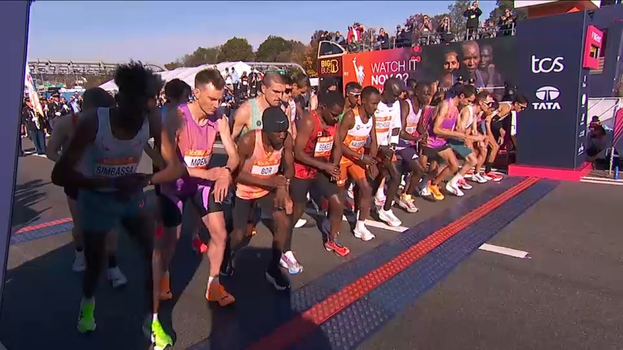 TCS NYC Marathon 2025: Professional Men's Start