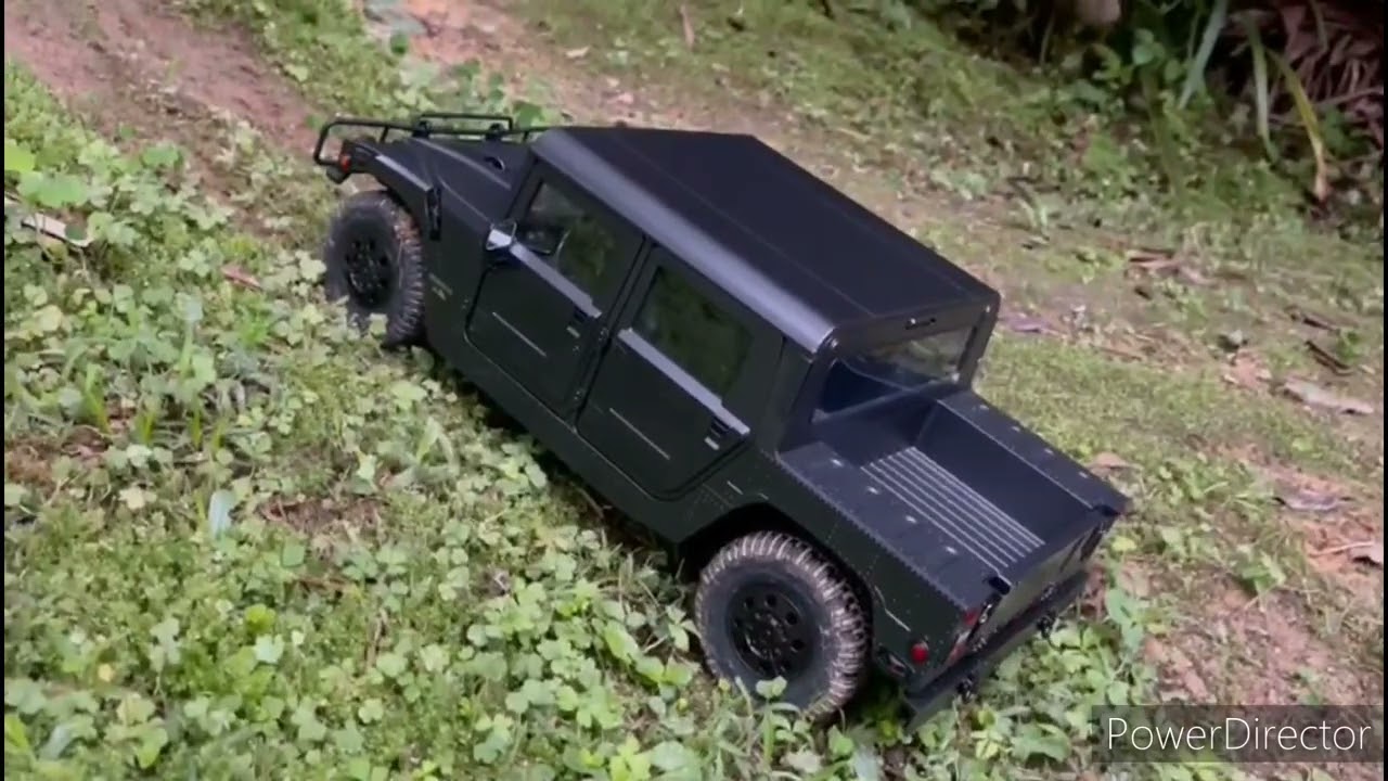 FMS 1/12 AM General HMMWV Hummer RTR realistic RC V M version test