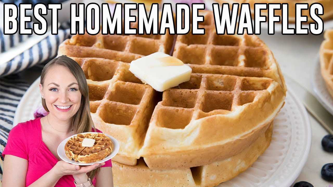How to Make the BEST Homemade Waffles