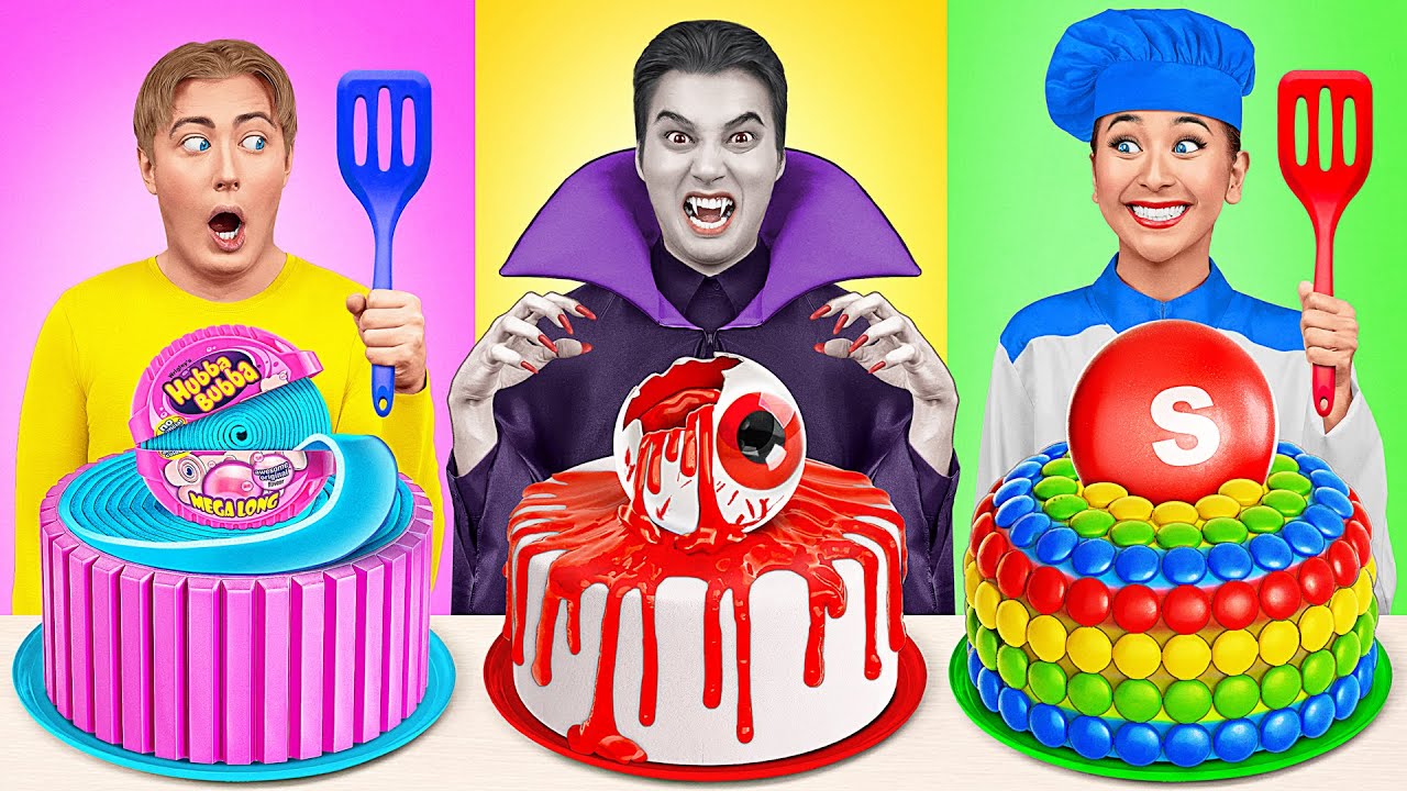 Reto De Cocina Yo vs Vampiro | Guerra de Cocina de Multi DO Challenge