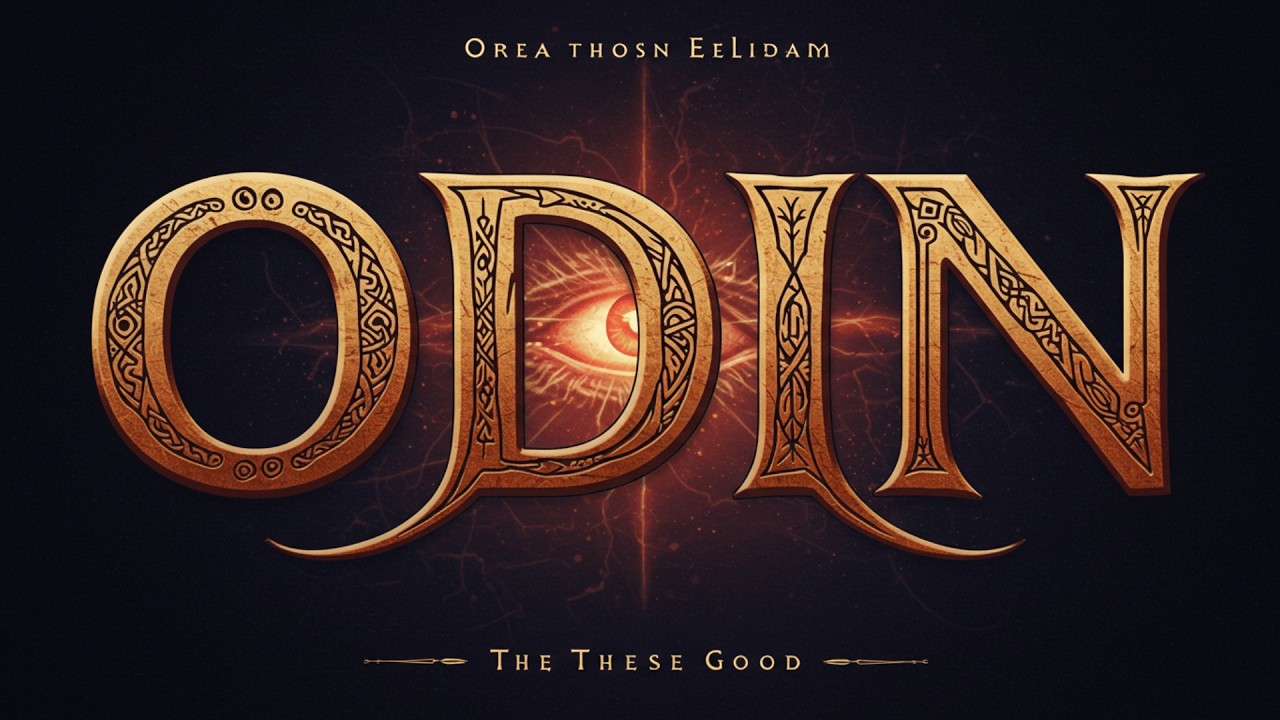 El Dios Nórdico Odin y El Ojo Que Todo Lo Ve