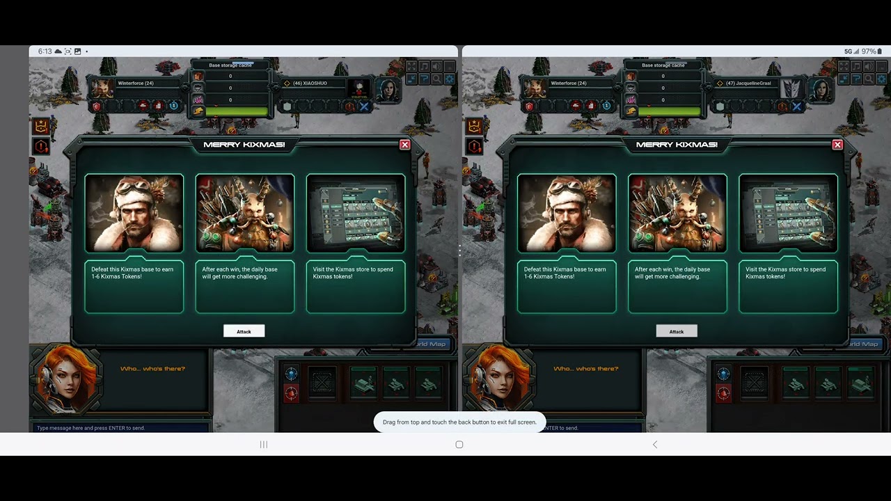 War Commander 2nd Day Of Kixmas Base Farming On Mobile
