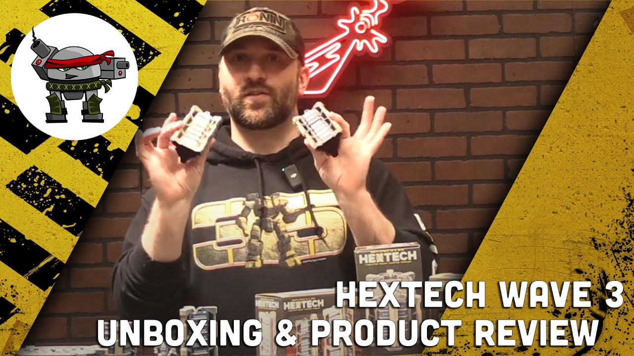 Battletech: Gale Force 9 HexTech Wave 3 Terrain Unboxing & Review