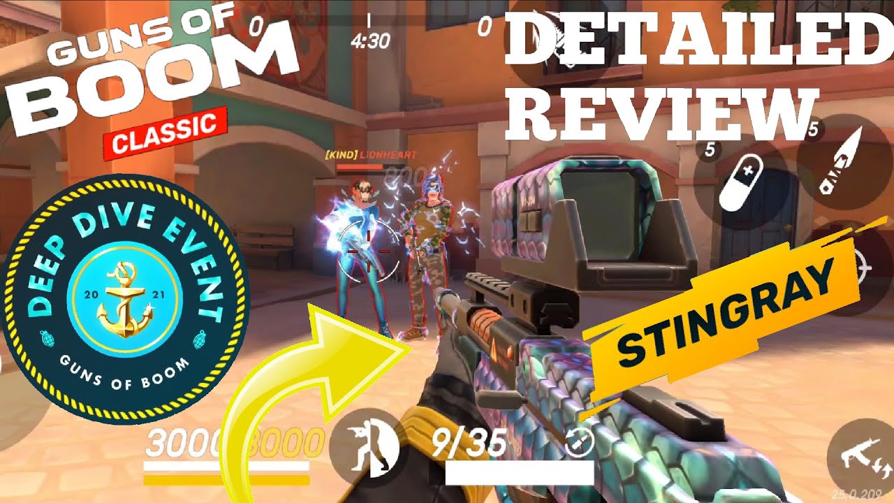 STINGRAY NEW OP SNIPER ? TRY OUT WITH @JulezGE Guns Of Boom DEEP DIVE EVENT