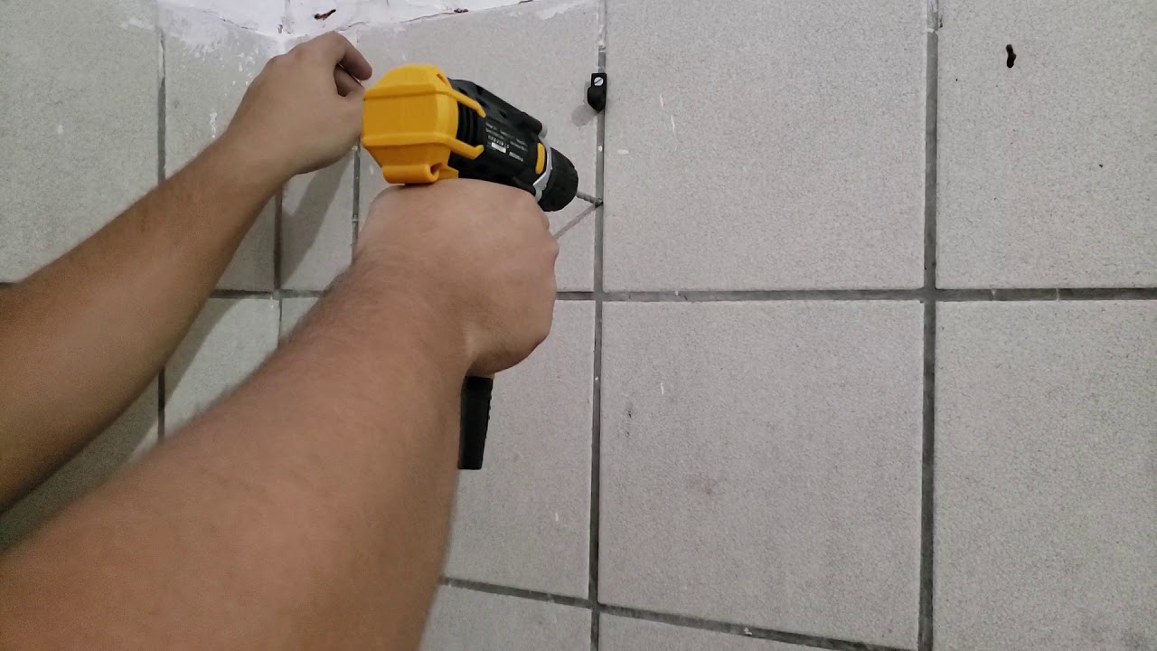Teste Parafusadeira DEKO 12V Amarela Furando parede ( Vers&atilde;o sem Impacto)