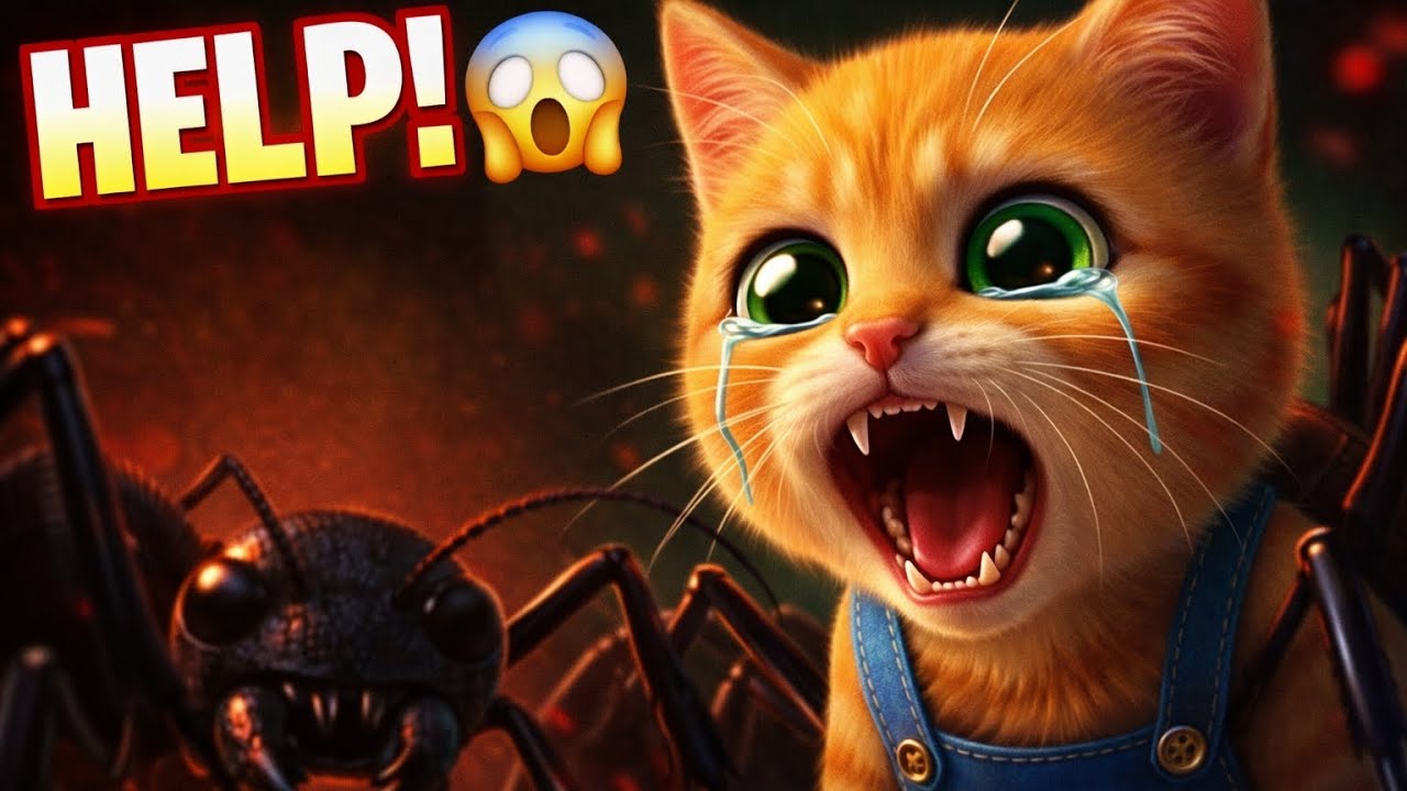 Kitten 😺 Ate Ice Cream🍦 With Ants 🐜And Turned Into Something Unexpected! Epic Cat Animation 