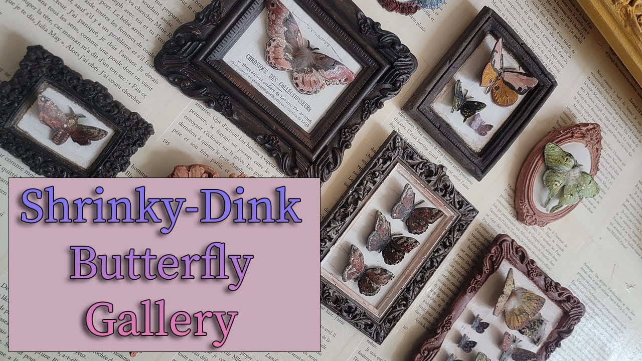 Shrinky-Dink Butterfly Gallery