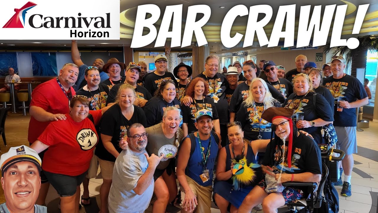 BAR CRAWL! 🍹🍺🍸- Carnival Horizon Vlog Series - September 2022