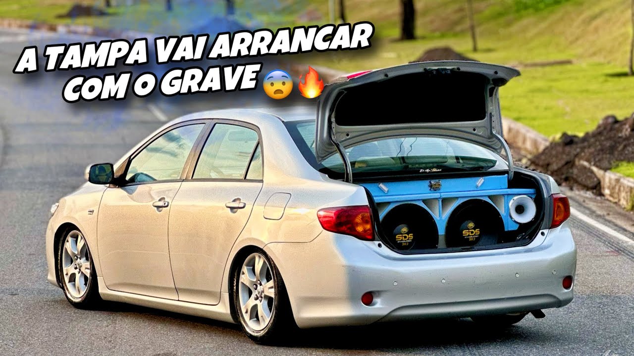MONTEI UM SOM PESADO NO COROLLA 🔥