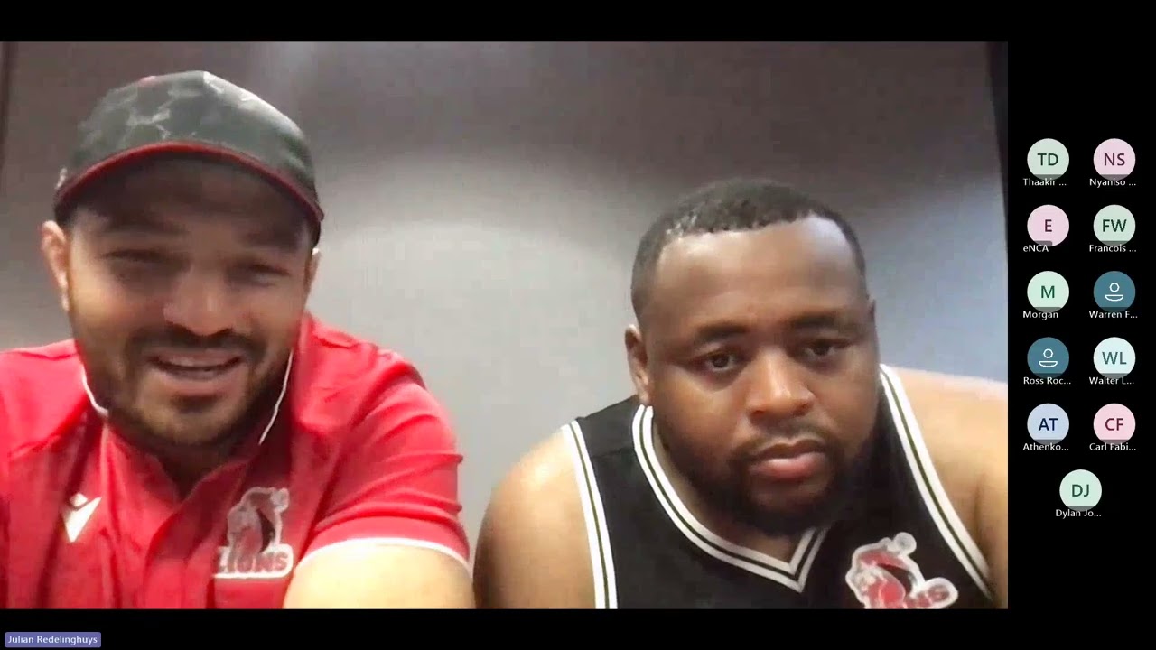 Challenge Cup - Chatting to Julian Redelinghuys and Asenathi Ntlabakanye
