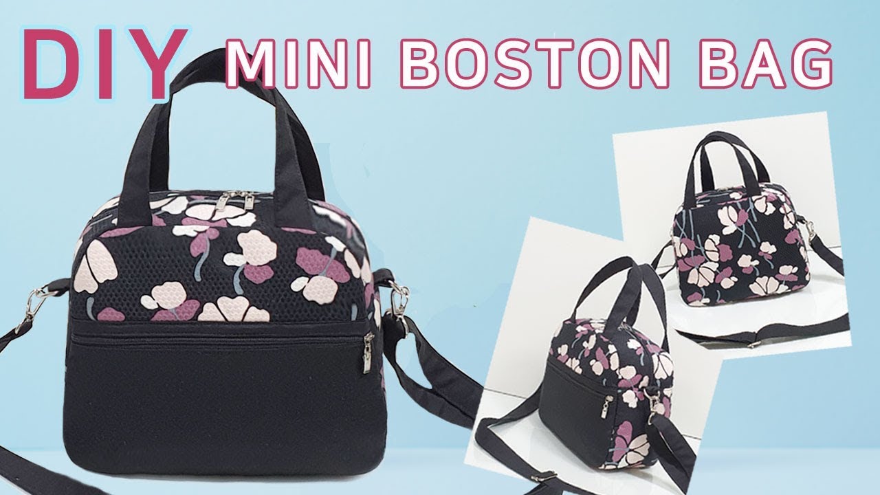 DIY 미니 보스턴백/가방 만들기/실용적인 가방/Mini Boston Bag Tutorial