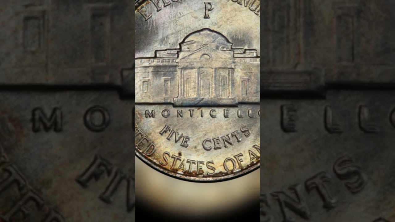 Rare 1945 Nickel with Double Die Error Worth Over $1500! #coin #nickel ##coincollecting #rarecoins
