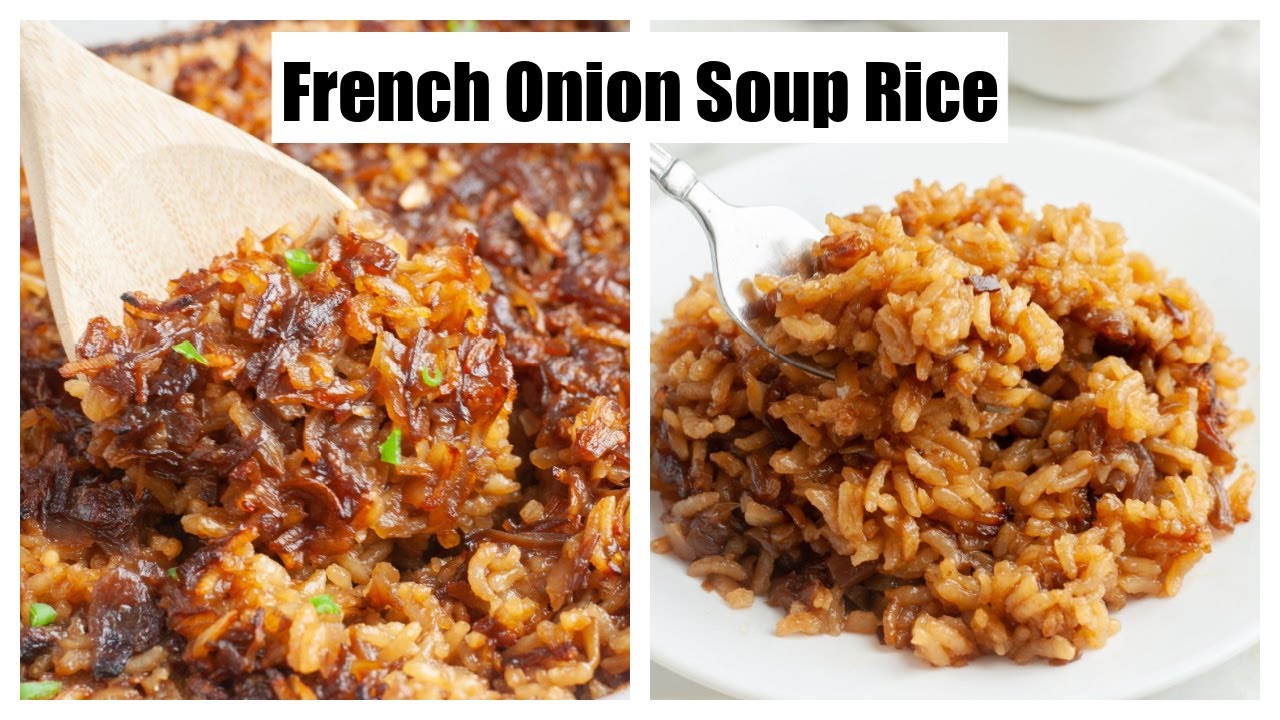 French Onion Soup Rice