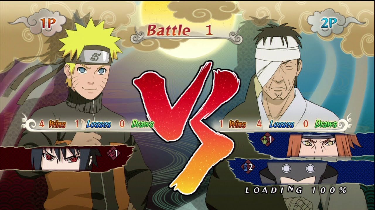 Naruto SUN Storm Generations - PS3 / X360 - 'New Hokage's group' VS 'Best friends'