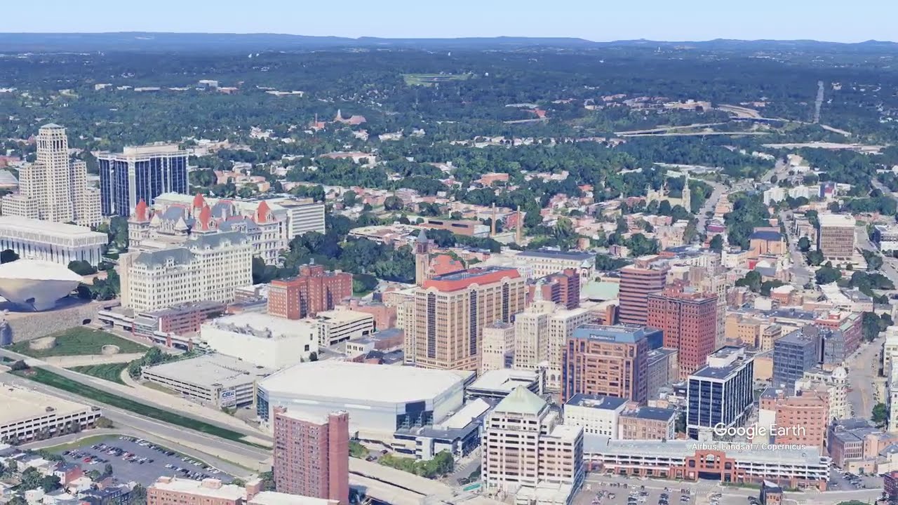Albany, New York View 3D | Capital City in Stunning 4K UHD Aerial Tour