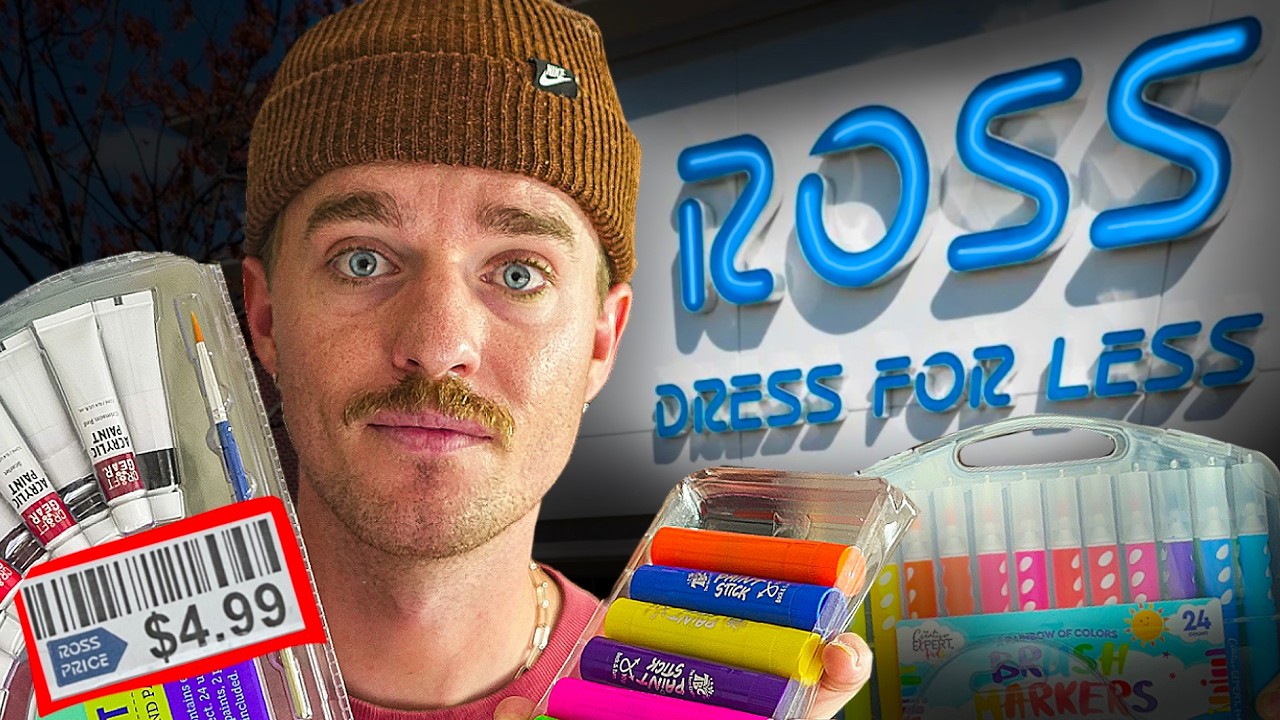 I Try the Art Supplies Nobody Bought - Trash or Hidden Gems?