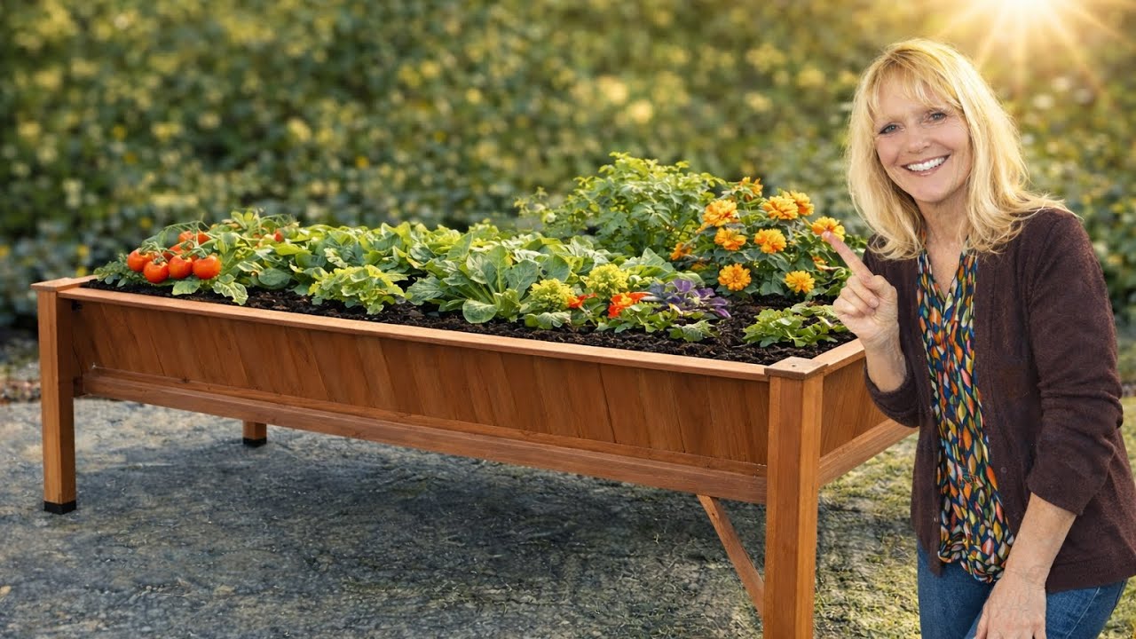I Tried the Garvee Raised Cedar Garden Bed… Now I Want Three More #Garvee #GarveeGardenBed