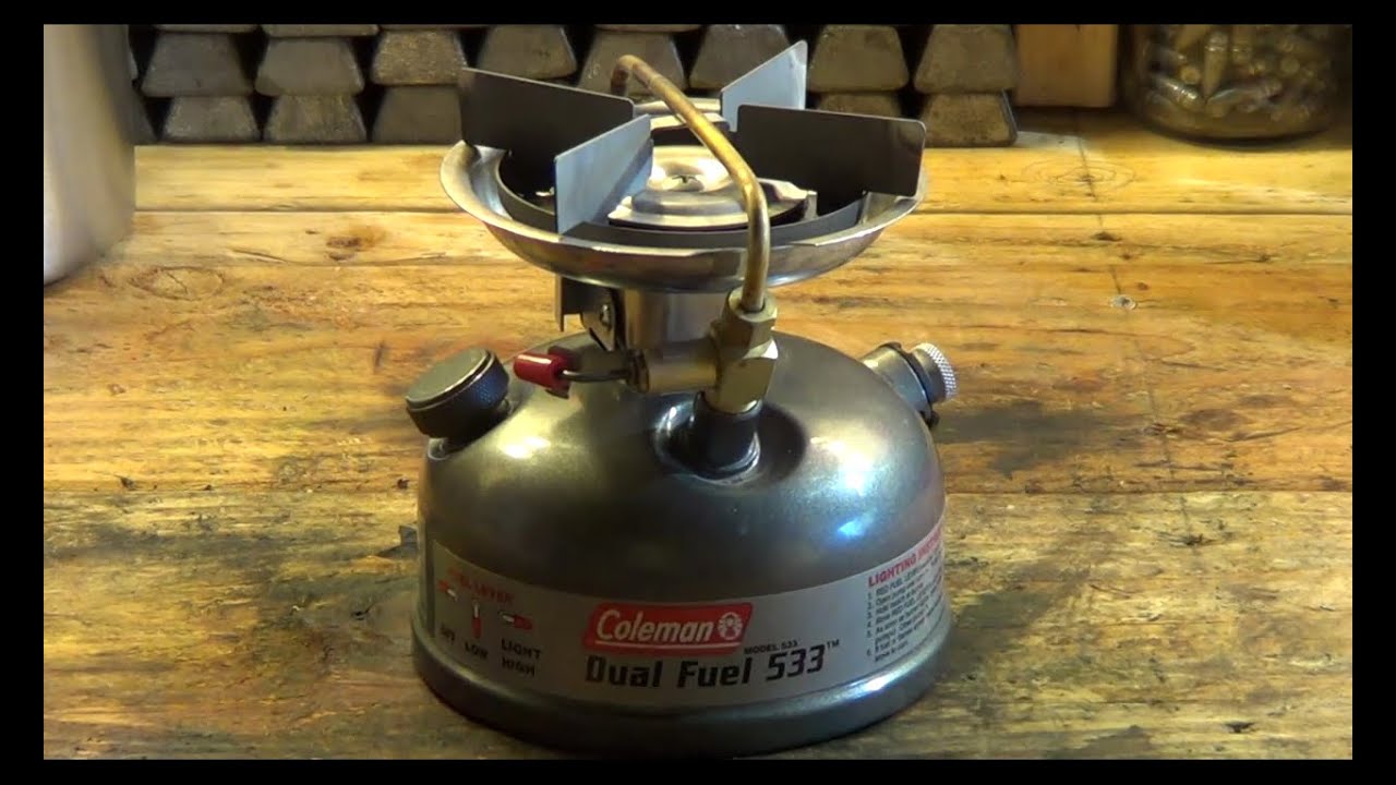 How to light a Coleman 533 multi fuel single burner stove
