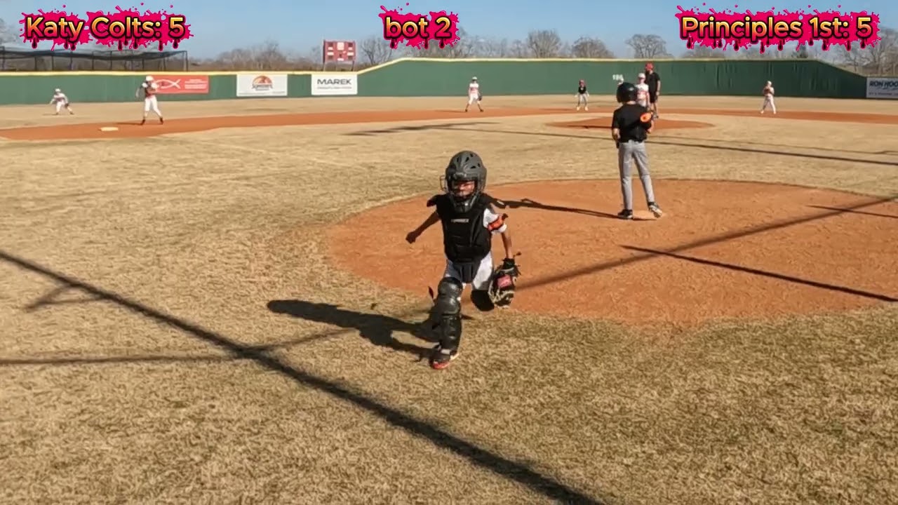 Katy Colts vs Principles First 9U Baseball (Preseason Scrimmage)