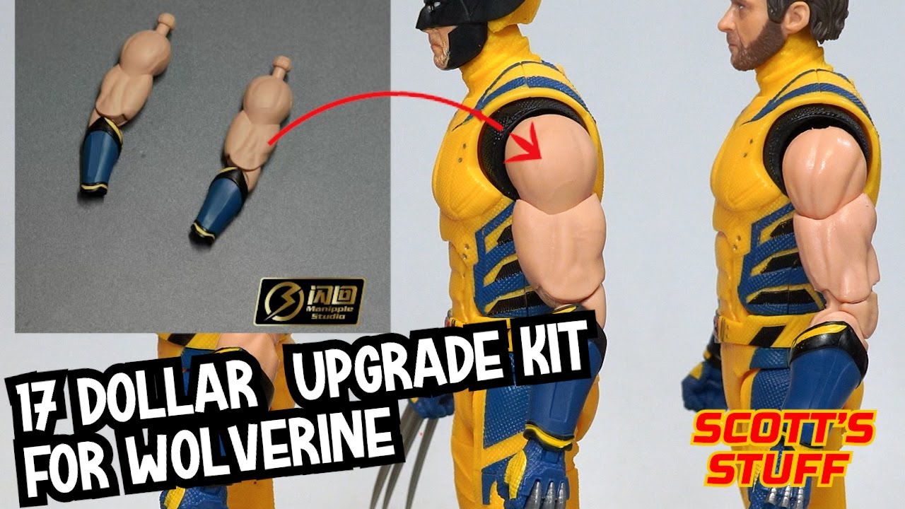 Manipple Studio Wolverine Arm Upgrade Kit Review | New Arms for your Marvel Legends Wolverine