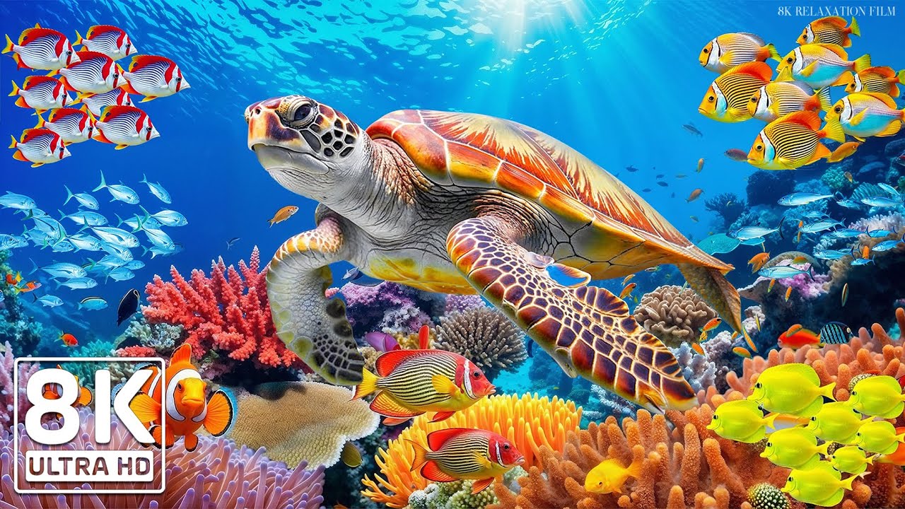 Dive Into the Mesmerizing Underwater Realm🐳 Marvel at Sea Animal in The Best 8K ULTRA HD Aquarium#10