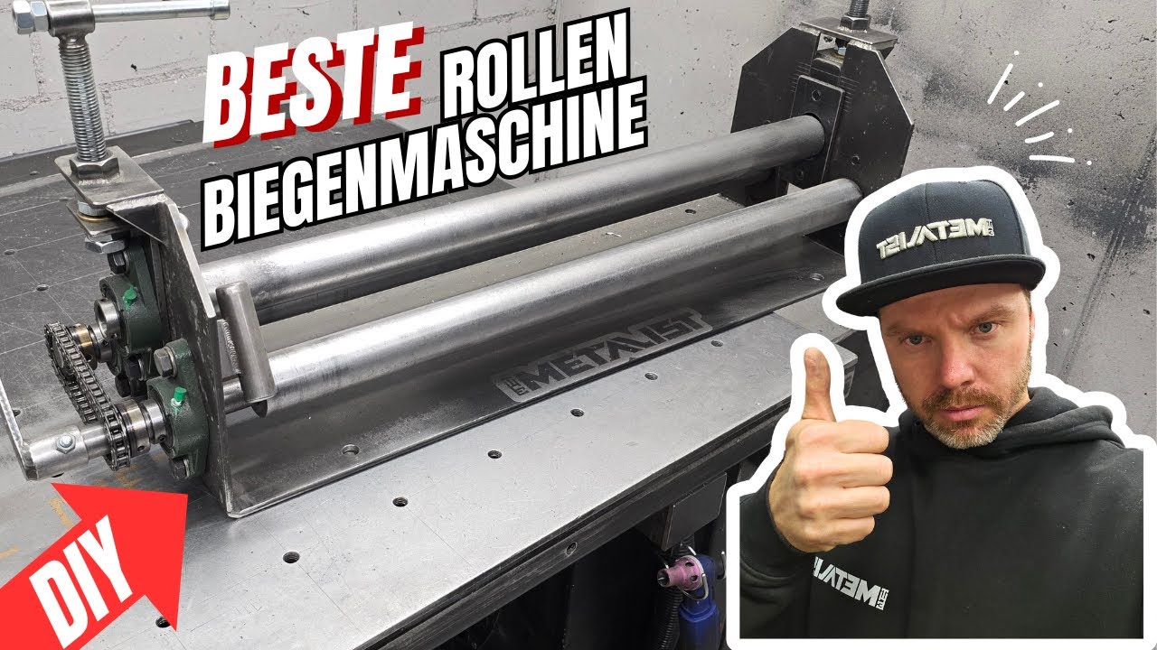 DIY Blech Walze, Rollen Biegemaschine, Super einfache zum Bauen