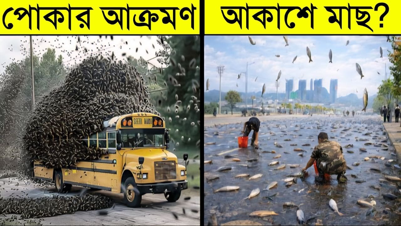 ক্যামেরায় ধরা পরা দুনিয়ার অবিশ্বাস্য কিছু মুহূর্ত || Incredible moments caught on camera