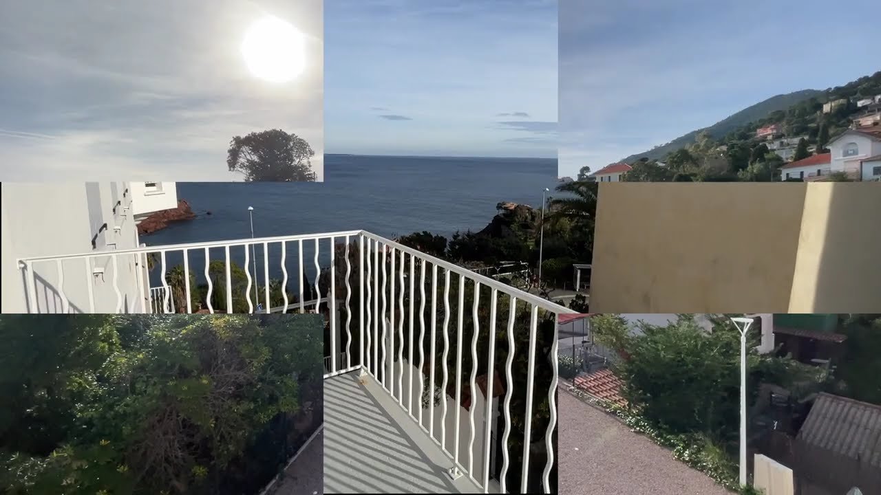 APPARTEMENT 2 PIECES LOCATION LONGUE DUREE AVEC TERRASSE VUE MER PROCHE PLAGE. PARKING.