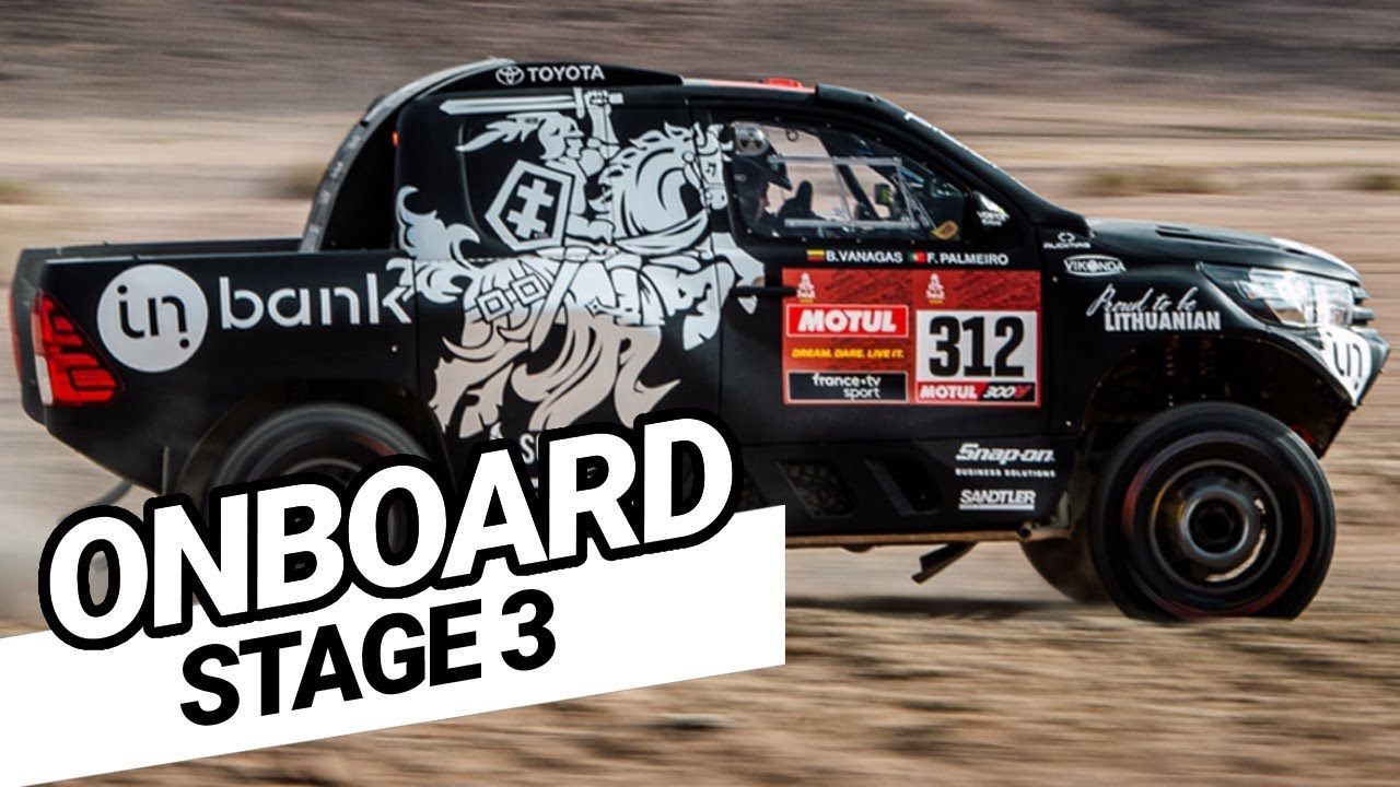 ONBOARD STAGE 3 | Benediktas Vanagas | Dakar 2020