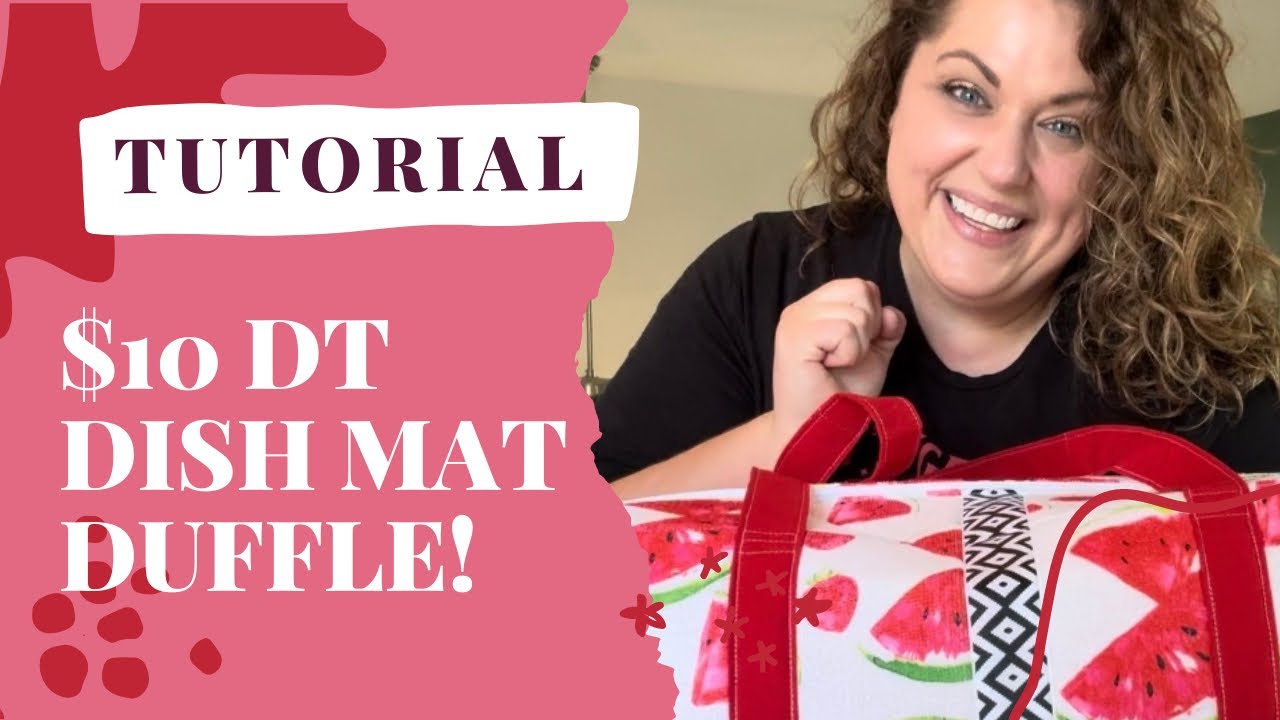 The tutorial you’ve ALL been requesting is LIVE!@Dollar Tree #dollartreecrafts #sewing #watermelon