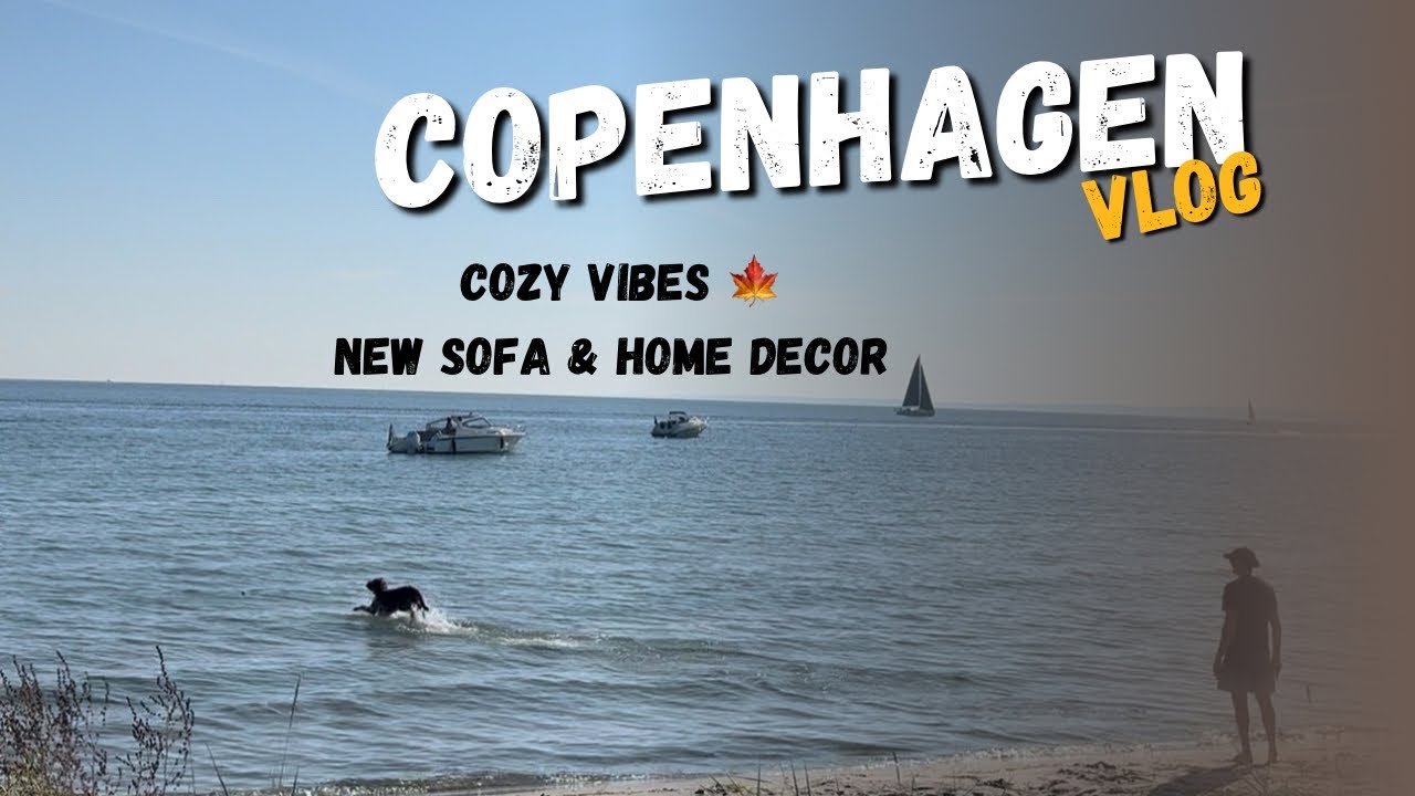 Kopenhag Günlükleri | Copenhagen Diaries | Fall in Denmark , Cozy Vibes 🍁, New Sofa  & Home Decor