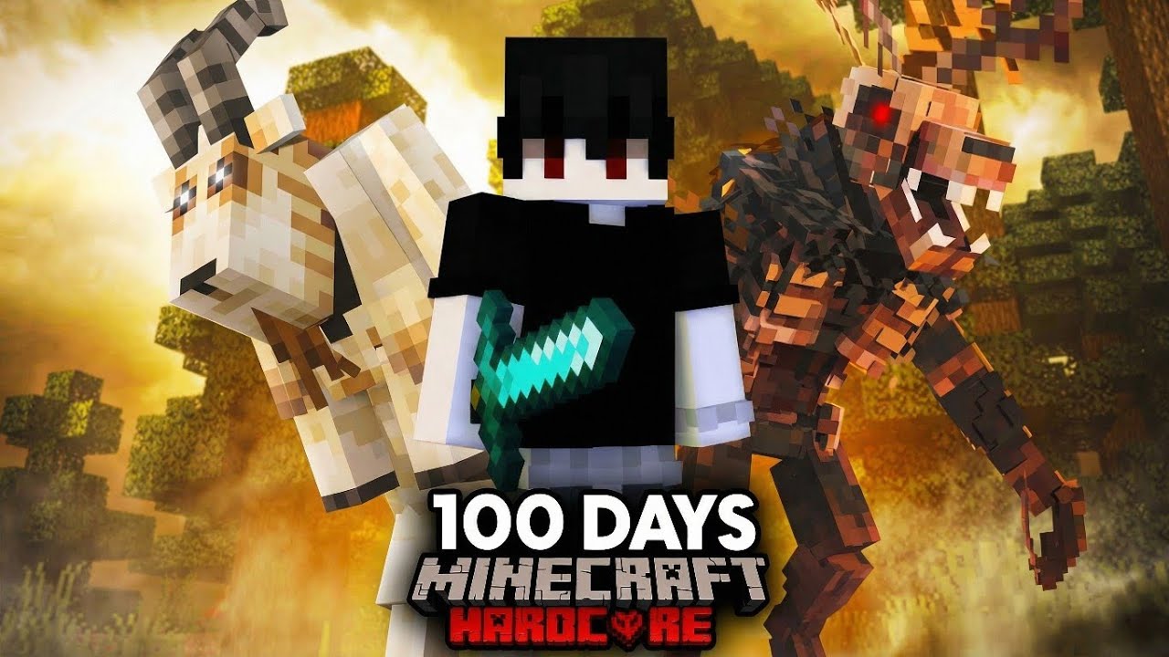 I Survived 100 Days With The Scariest Minecraft Mods!