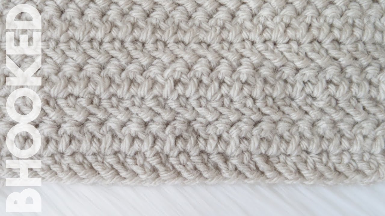 How to Crochet the Herringbone Double Crochet