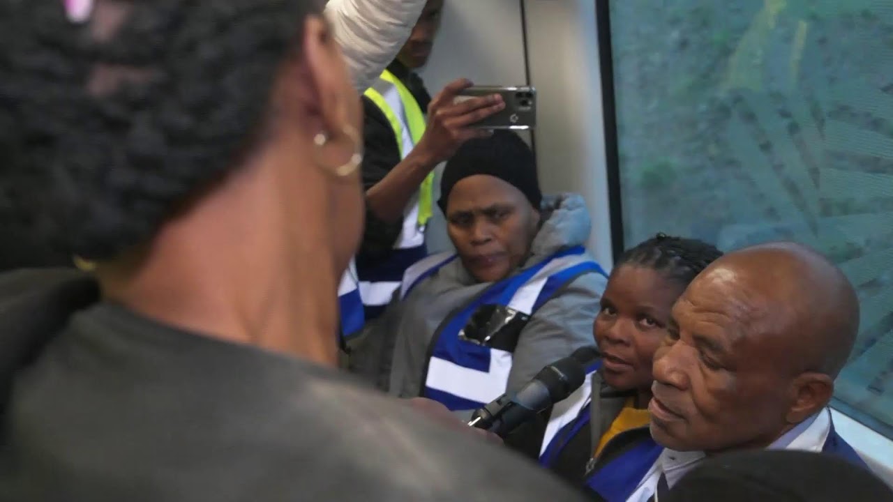 Minister of Transport, Ms. Sindisiwe Chikunga launch the Kwa Mashu to Durban train service