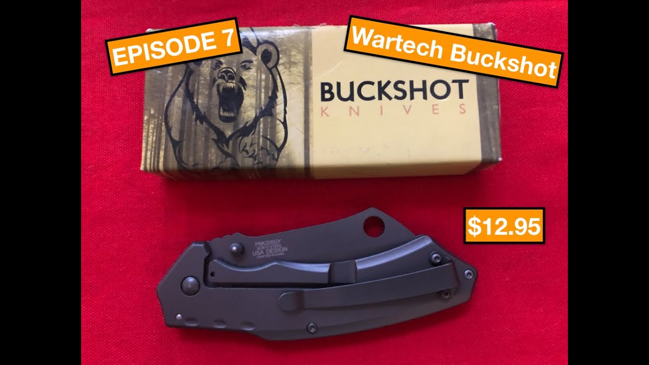 JJJinks Reviews (Very) Budget Knives From Amazon. Episode 7: Buckshot Knives Wartech