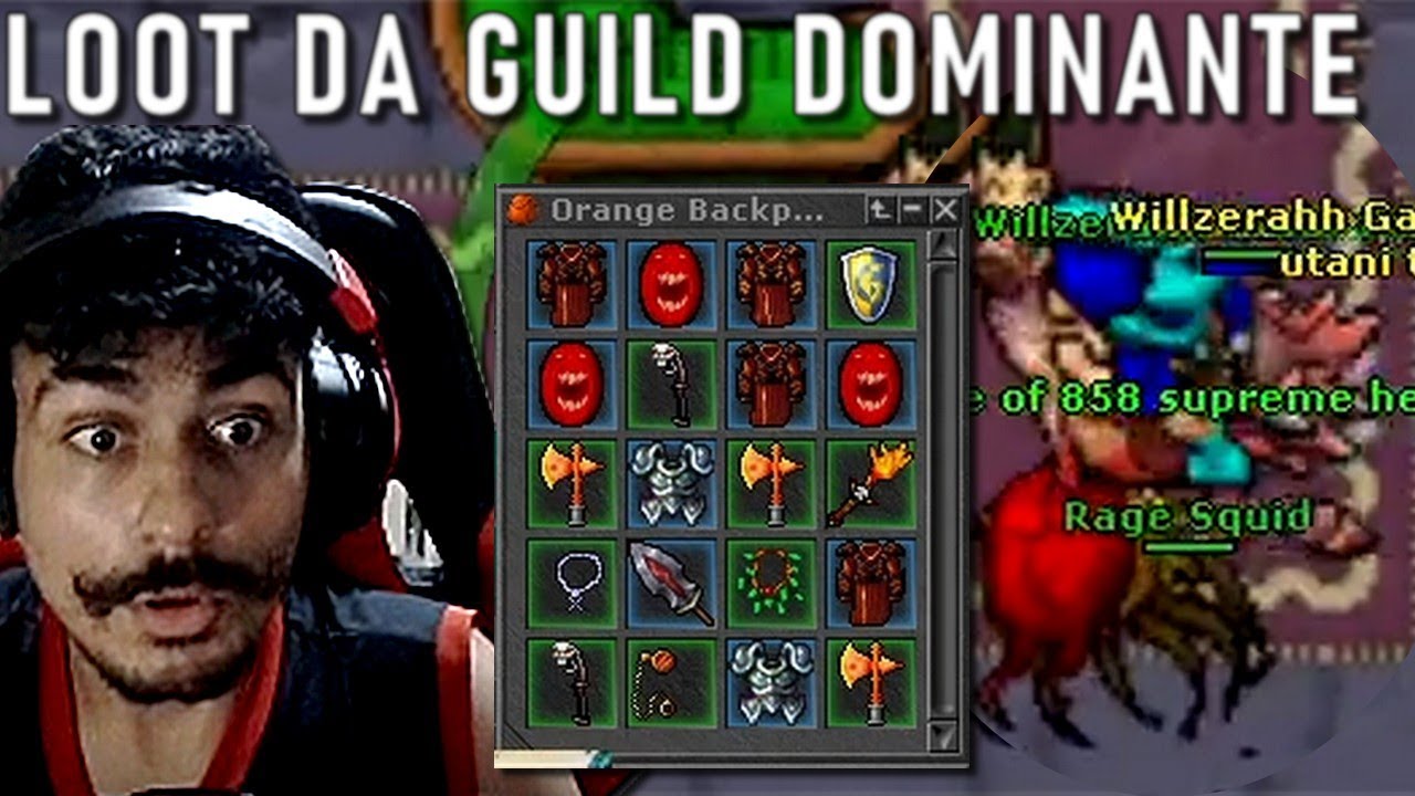 Encontrei muito LOOT escondido da guild dominante no TIBIA 💰