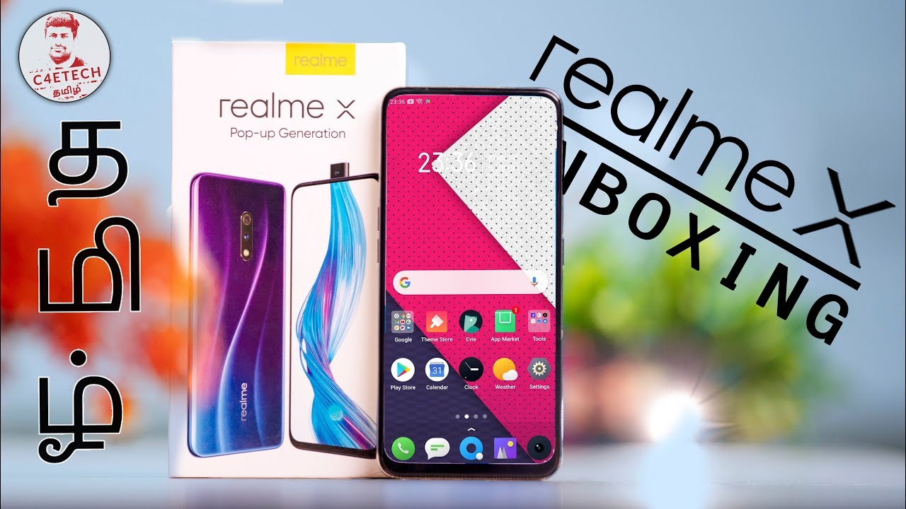 (தமிழ்) Realme X - Pop Up Camera மற்றும் பல upgrades உடன் - Unboxing & Hands On