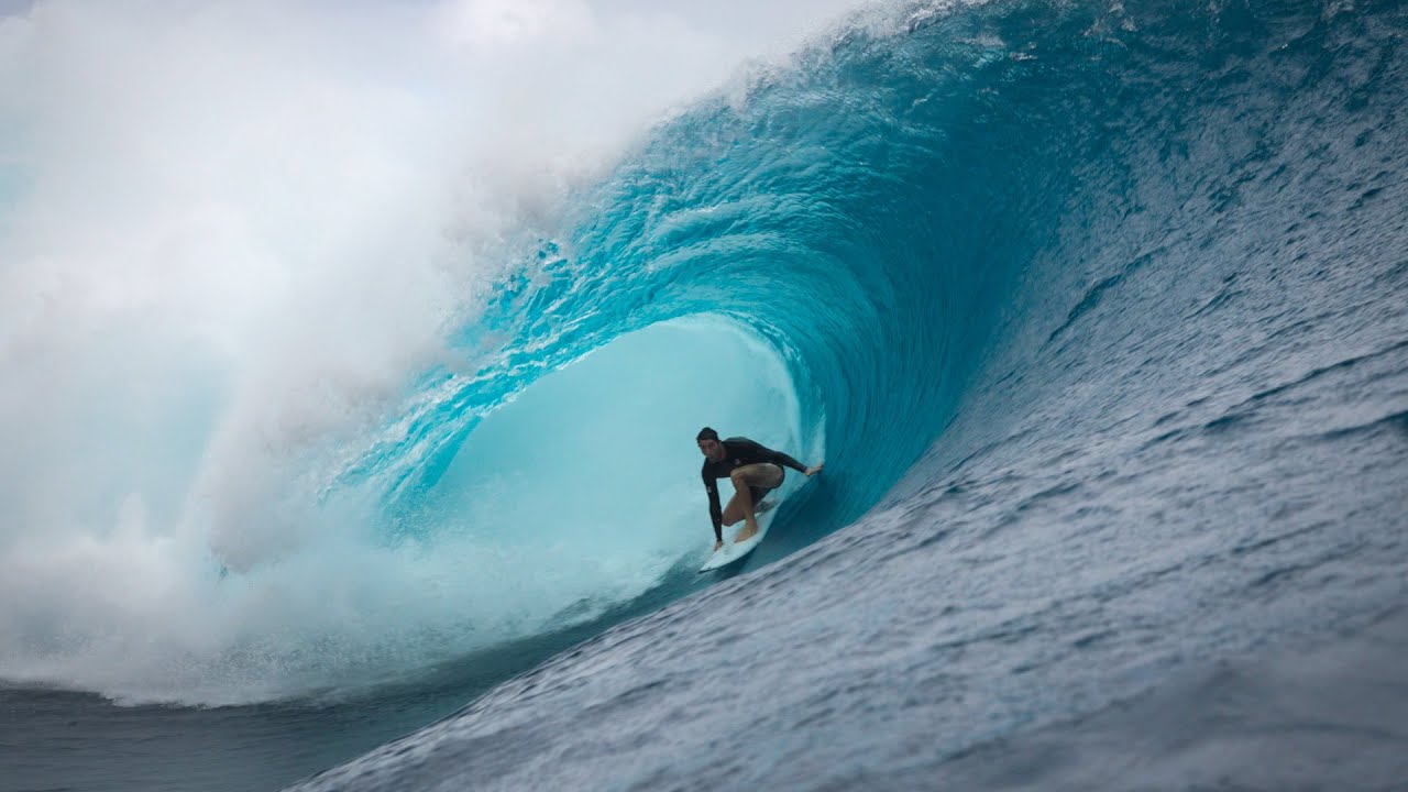 SURFING BIG TEAHUPO'O ALONE FOR 2 HOURS !! | TAHITI