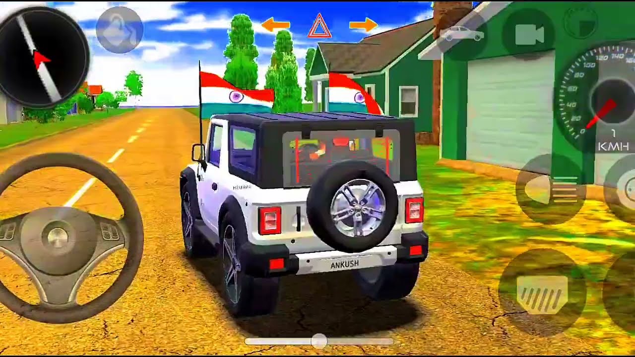 Modified mhandrathar (Gadi bala game ) white thar 