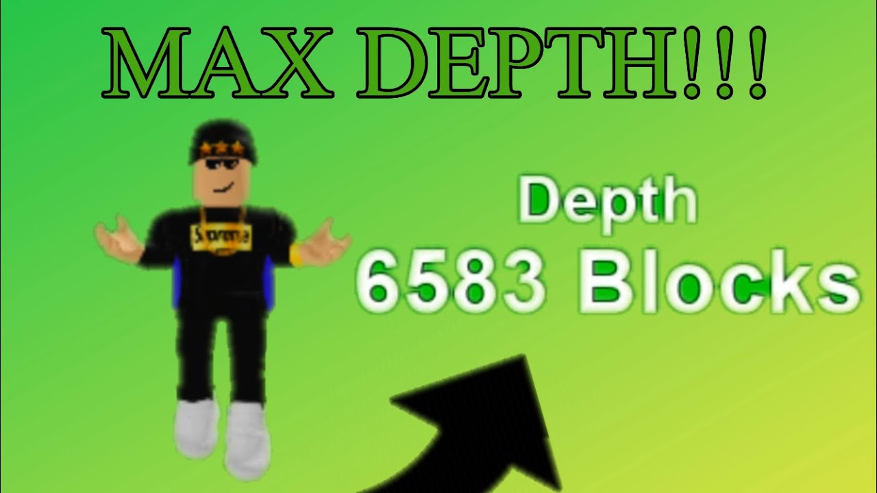 How To Get To MAX DEPTH In Mining Simulator (6,000+ Blocks Down)