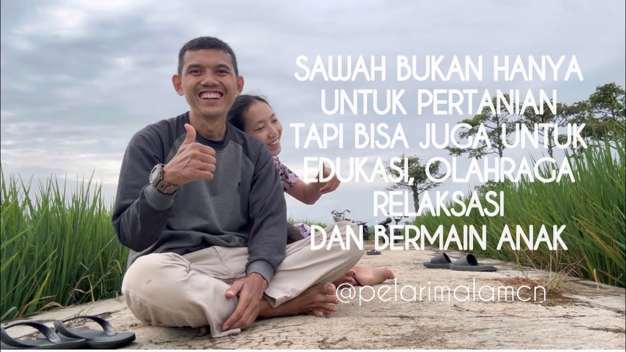 SAWAH BUKAN HANYA UNTUK PERTANIAN #sawah #pertanian #sawahpedesaan #alampedesaan #embunpagi 