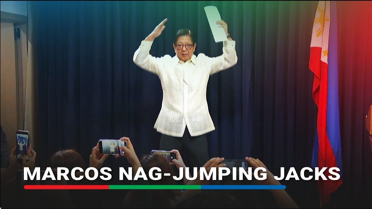 Marcos nag-jumping jacks, pinabulaanang may sakit siya | ABS-CBN News