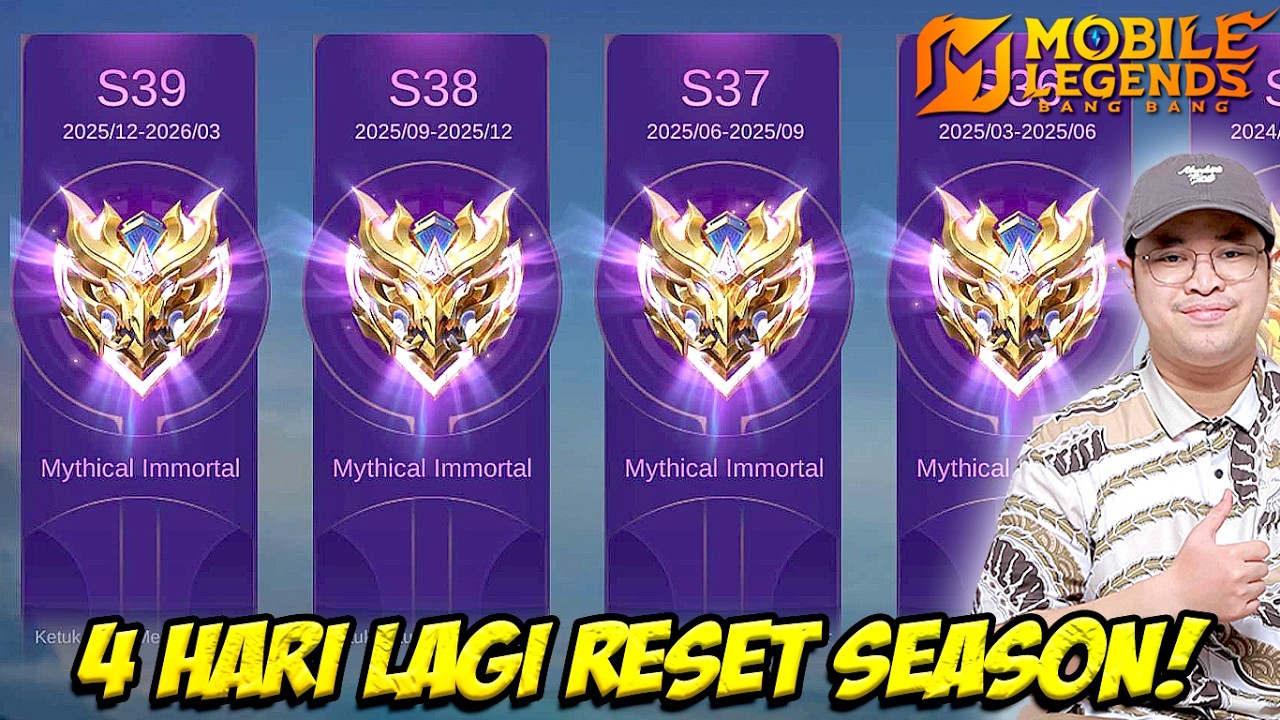 🔴 LIVE PUSH RANK IMMORTAL 4 HARI LAGI RESET SEASON❗MABAR VIP JUMAT WS❗LIVE STREAM MOBILE LEGEND