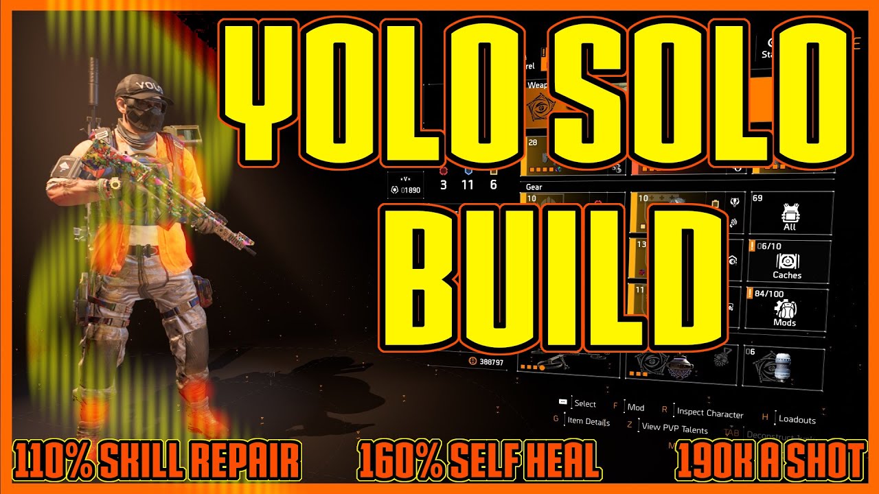 The Division 2 | The Yolo Solo Build | Become Invincible