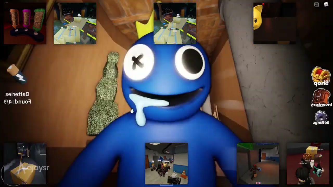 Rainbow Friends OLD JUMPSCARES [Sparta Simple V4 Remix]